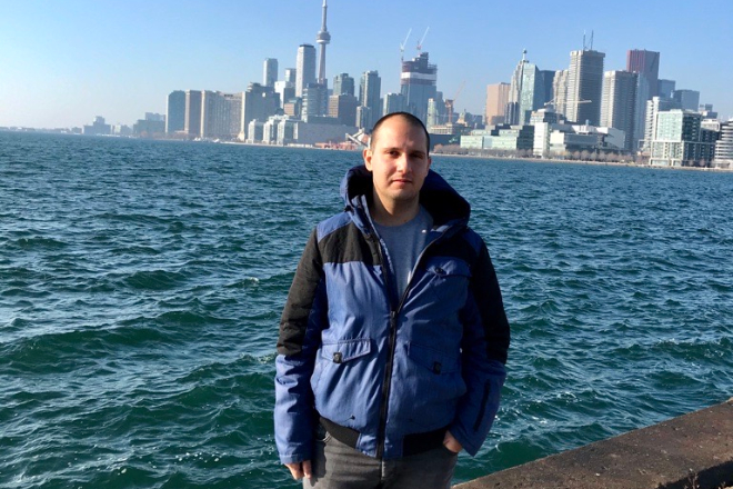 Ivaylo Dimitrov in Toronto.