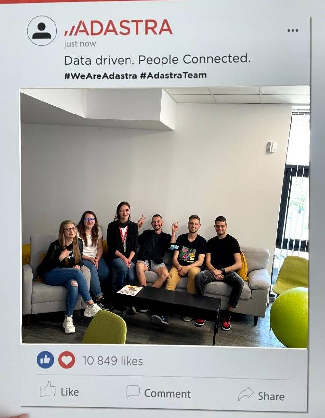 Data Engineering internship inside Adastra.