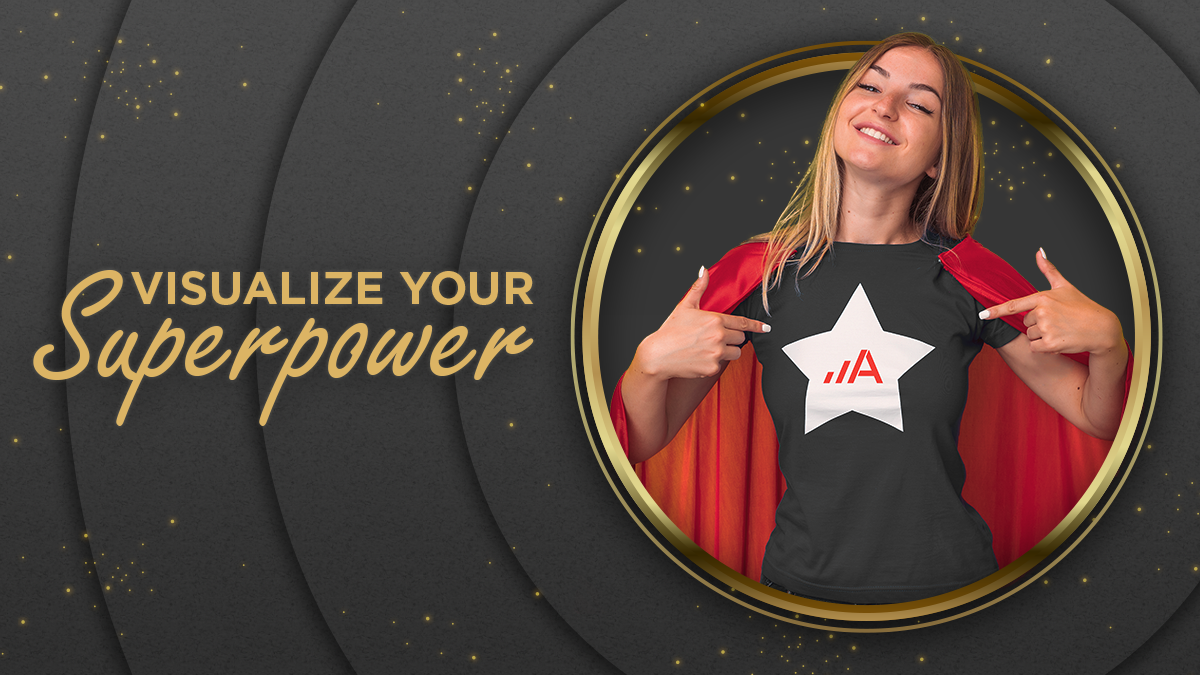 visualize your super power with text